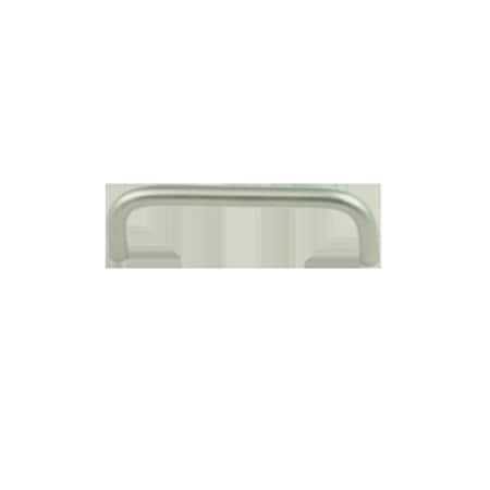 Berenson 4 in. Zurich Wire Pull - Satin Aluminum BE6136 4SAL